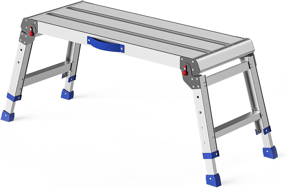 Loyoda Folding Work Platform for Adults, Portable Aluminum Step Stool 800lb