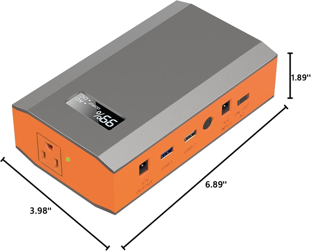 Portable Power Bank with AC Outlet, 65W 110V Portable Laptop Charger Backup