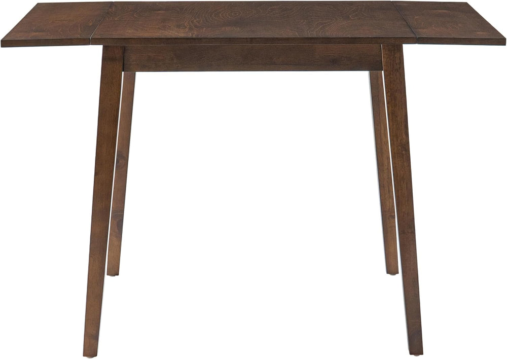 P PURLOVE 3 Piece Kitchen Dining Set, Wood Dining Table Set, Brown+Beige