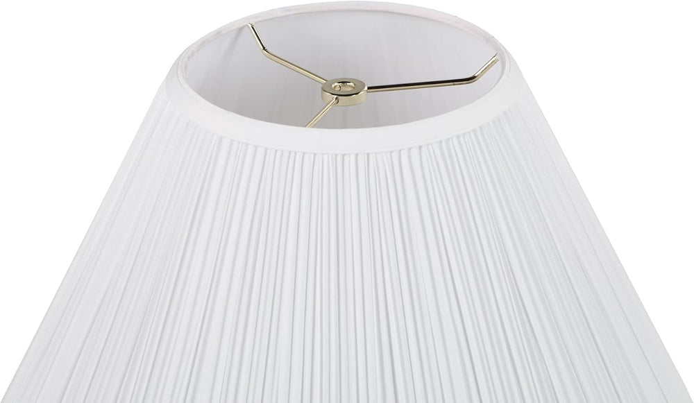 Aspen Creative 33137, Mushroom Pleated Traditional Spider Lamp Shade, Pleated...