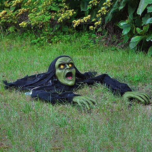 JOYIN Halloween Decoration Outdoor Zombie Groundbreaker, Halloween Outside Zo...