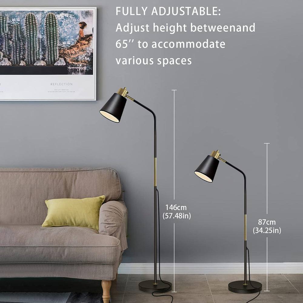 LALISU Floor Lamp Industrial Floor Lamps Reading Farmhouse Standing Lamp