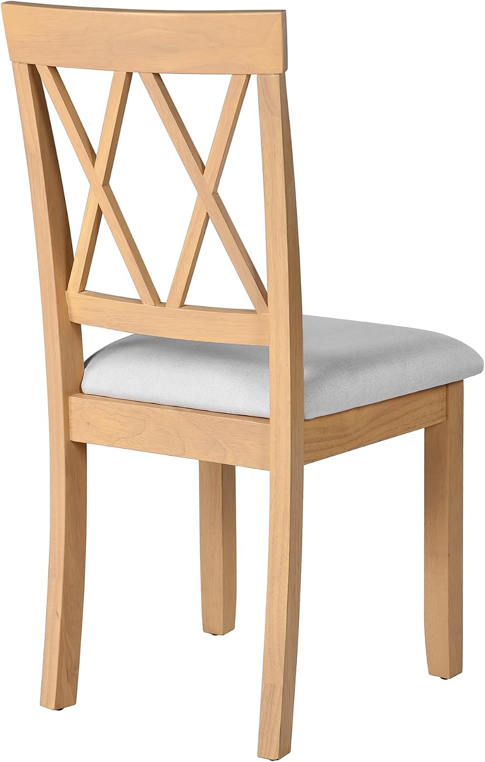 P PURLOVE 3 Piece Kitchen Dining Set, Wood Dining Table Set, Natural