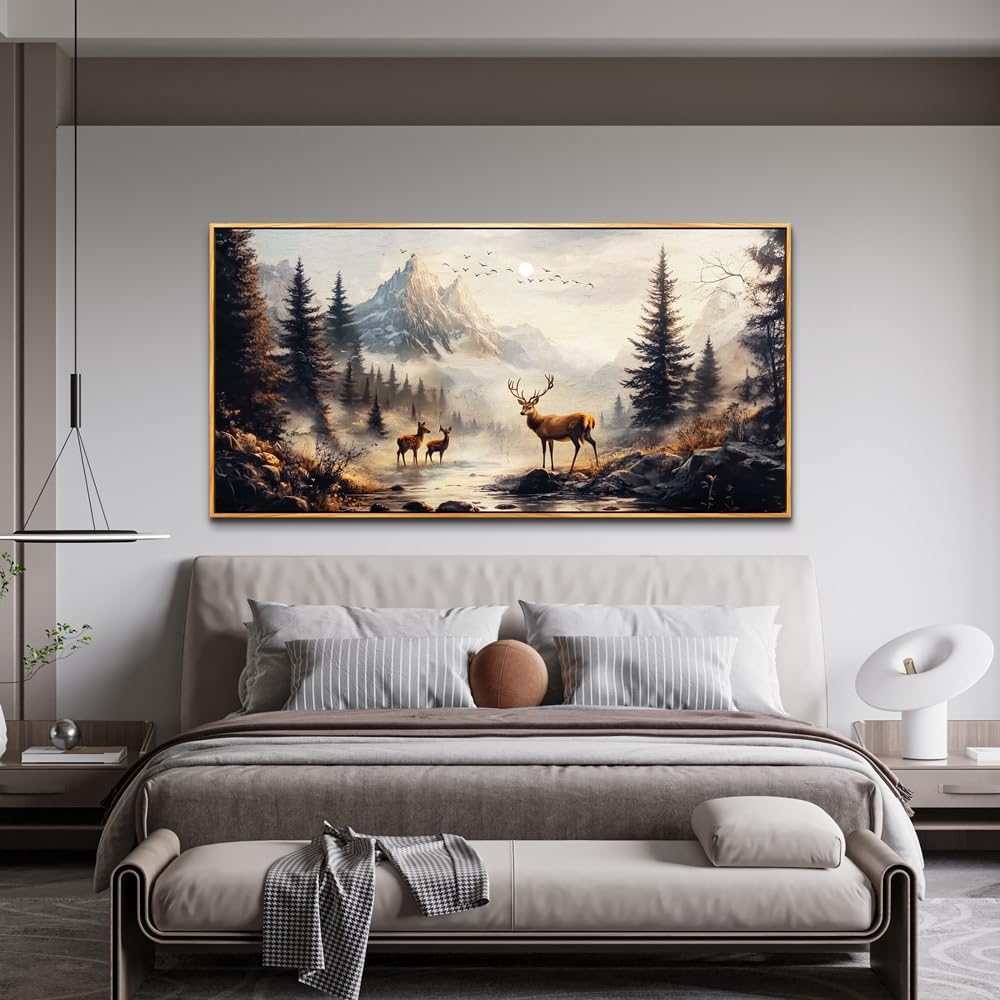 KELIYUAN Canvas Wall Art For Living Room Large Wall Decor For Bedroom Landsca...