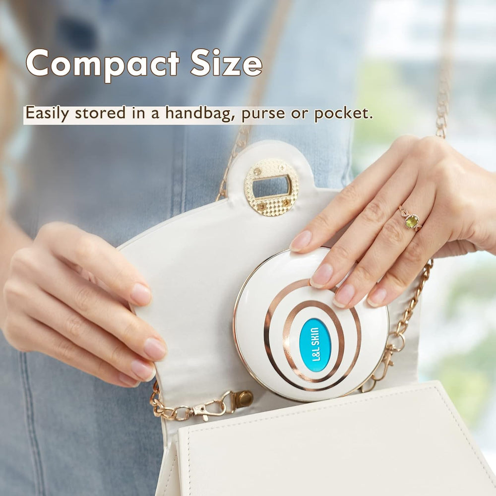 L&L SKIN UVmagic Mirror, Compact Mirror Design for Sunscreen Test, Travel...