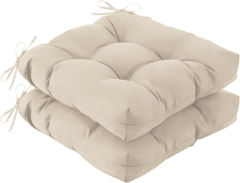 IASEAHK Outdoor Chair Cushions Set of 2, 19" x 19" x 5", Water...