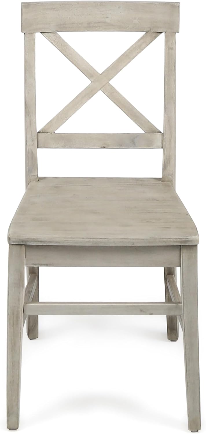 GDFStudio Wood Dining Chairs Set of 2, Farmhouse Country Side Chairs,Wooden A...