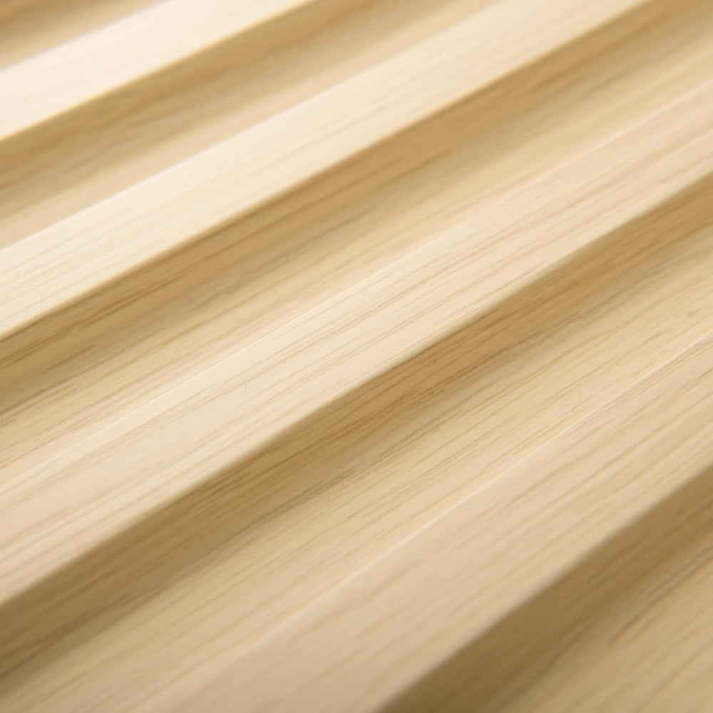 Art3d Fluted Slat 3D Wall Panels, Drop Ceiling Tiles, 6-Pack, Oak