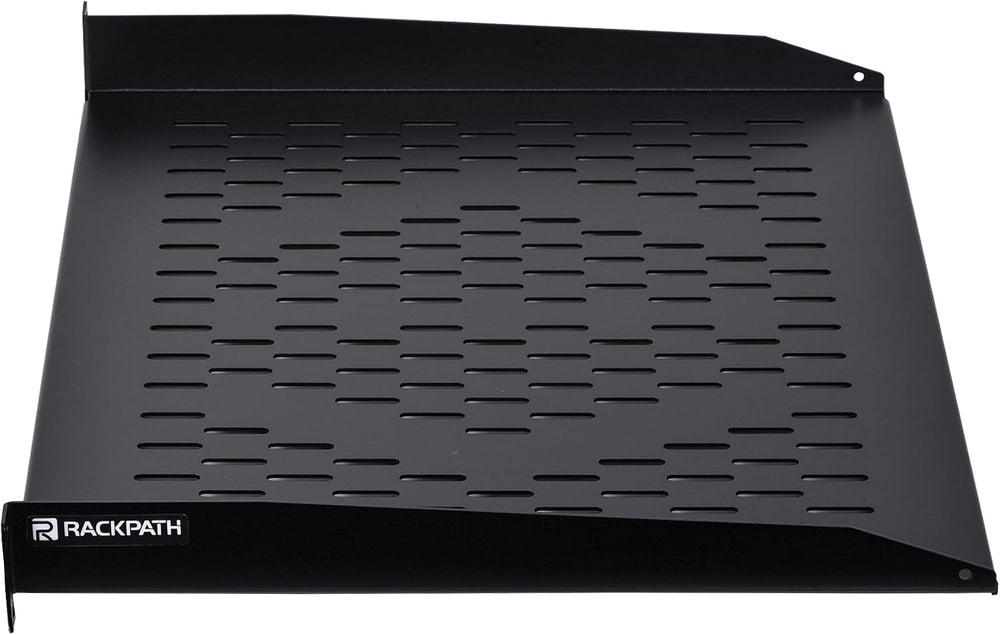 RackPath 1U Cantilever Universal Rack Shelf - 14in Deep – Rackmount Shelf for...