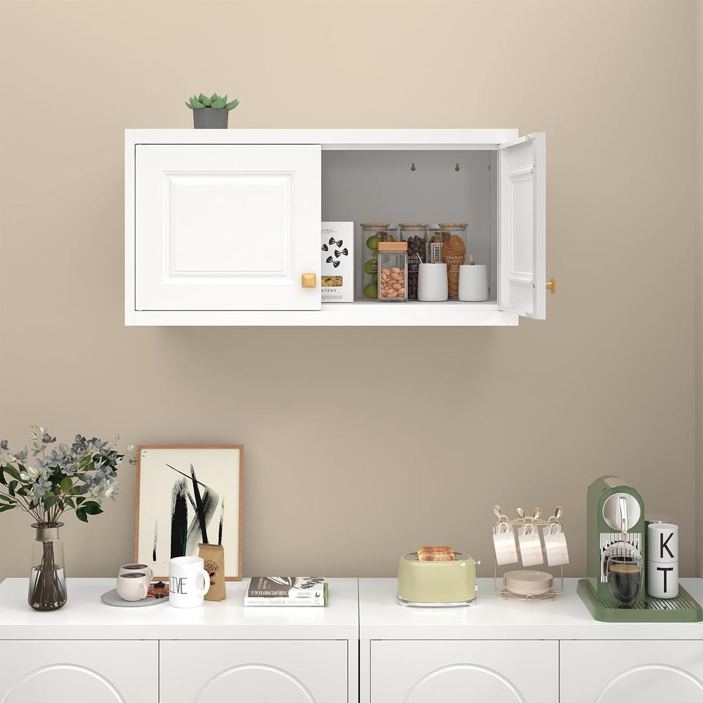 SteeLoong 15”Metal Wall Storage Cabinet,Upper Cabinet for Wardrobe