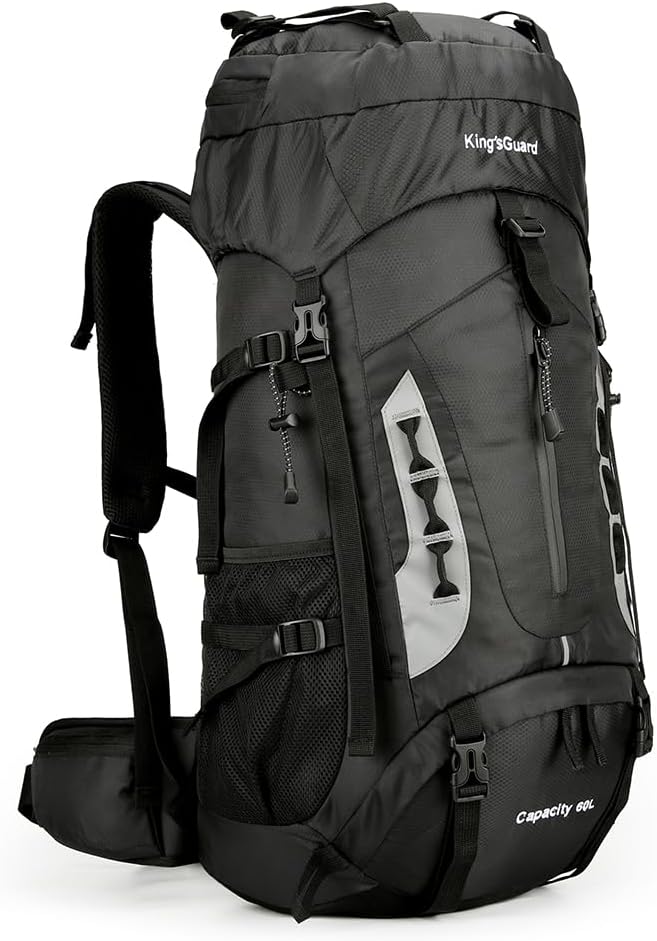 King'sGuard 60L Hiking Backpack for Men and Women Lightweight Camping Hik...