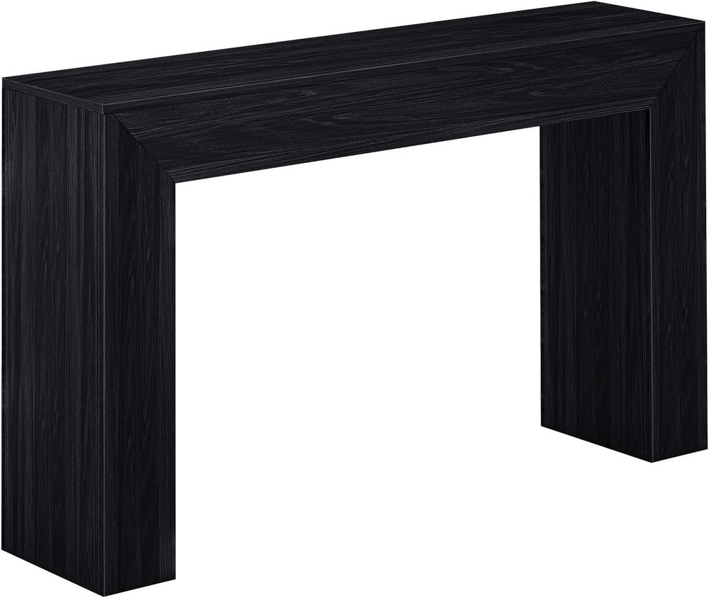 Plank+Beam Grand Console Table, 56 Inch, Black Wirebrush