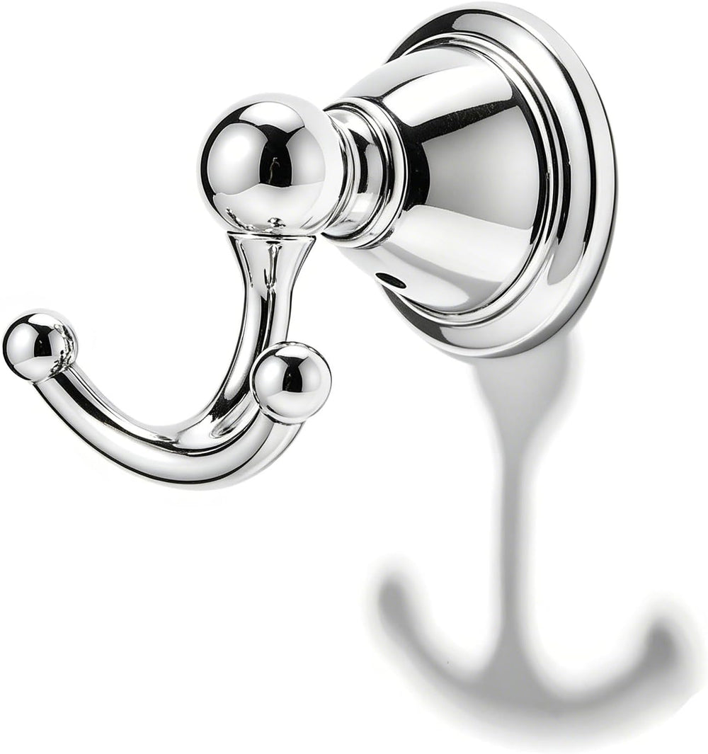 khtumeware 4 Pack 2-1/2 inch Polished Chrome Vintage Towel Hooks