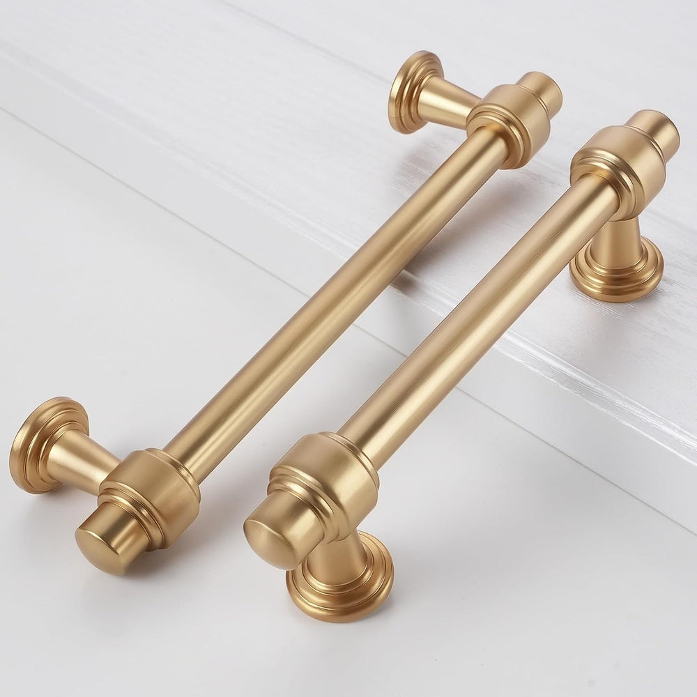 30 Pack 3-3/4 Inch(96mm) Champagne Bronze Kitchen Cabinet Handles Cabinet Pul...