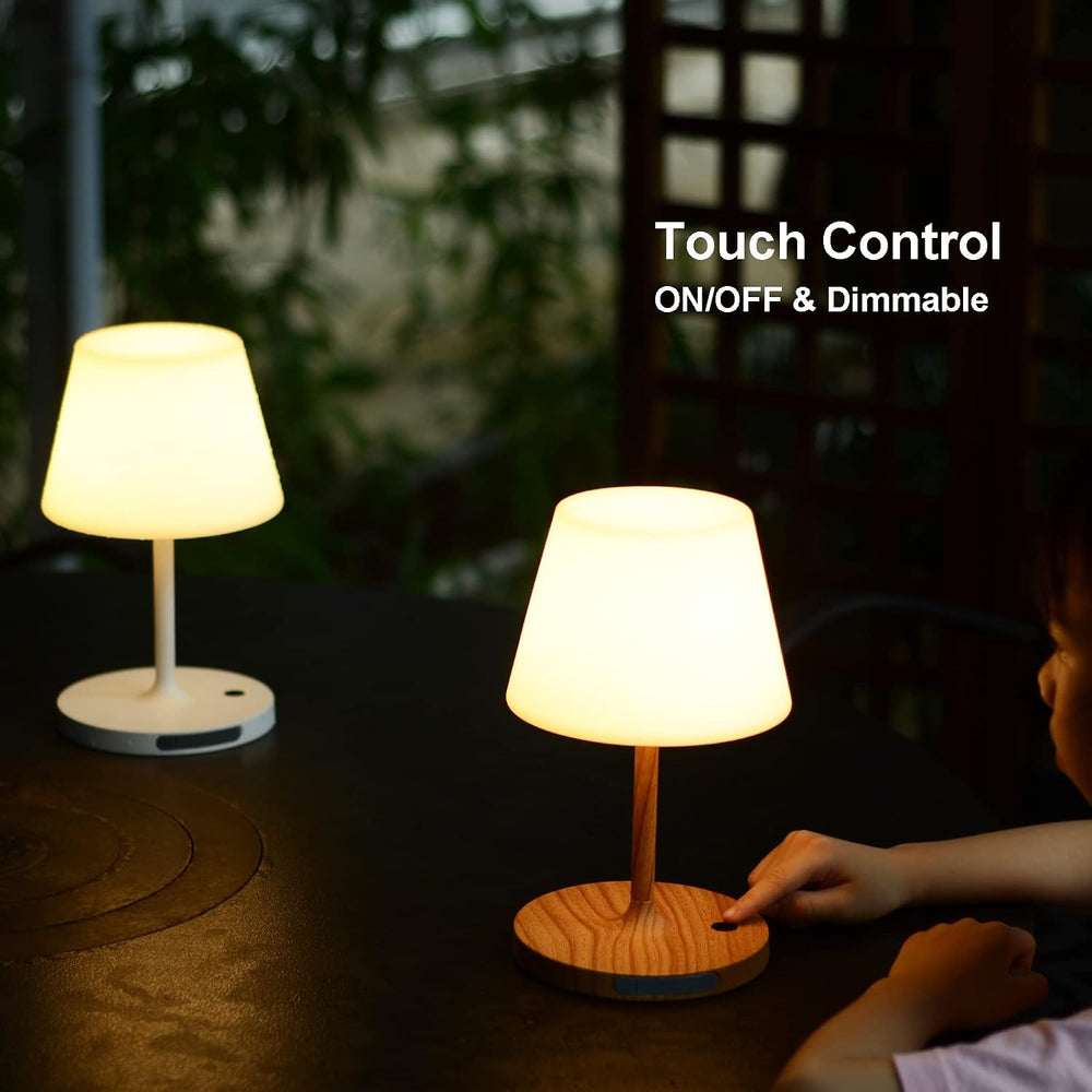 Rechargeable Outdoor Lamp, IP44 Waterproof Touch Dimmable LED Light