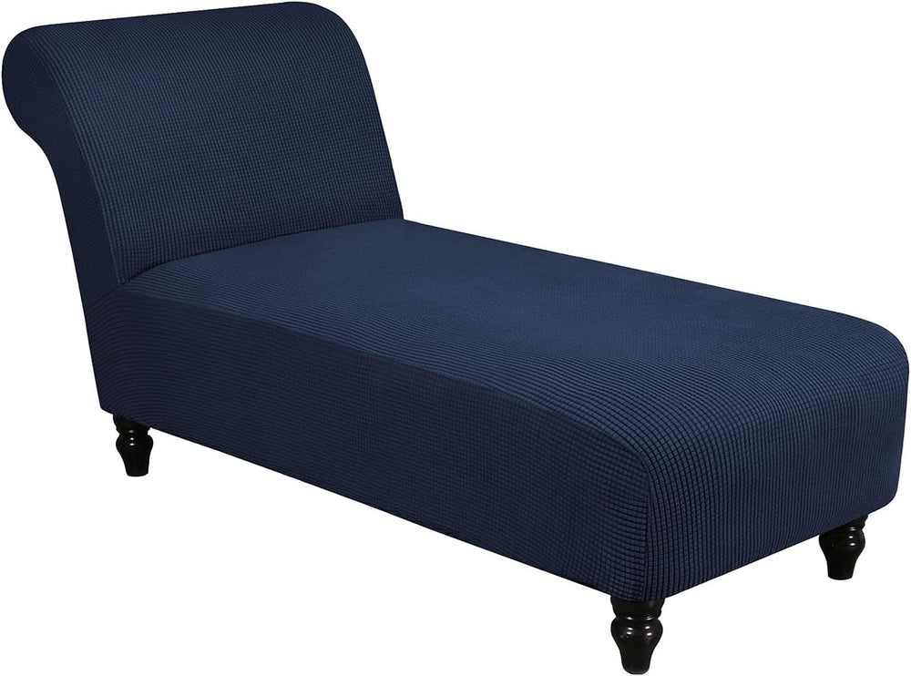 Armless Lounge Chaise Slipcover, Stretch Chaise Chair Covers for Living Room ...