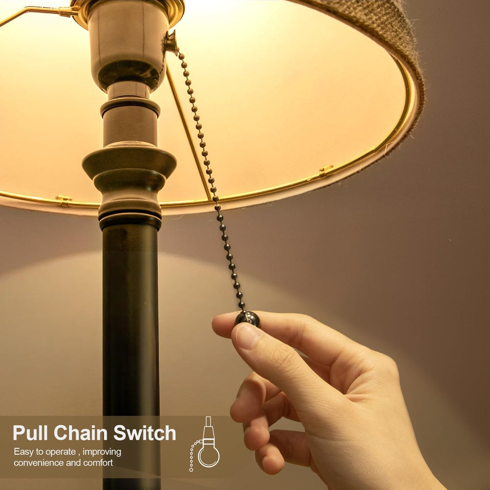 Oneach 19.5" Small Table Lamp for Bedroom - Bedside Lamps for Nightstand