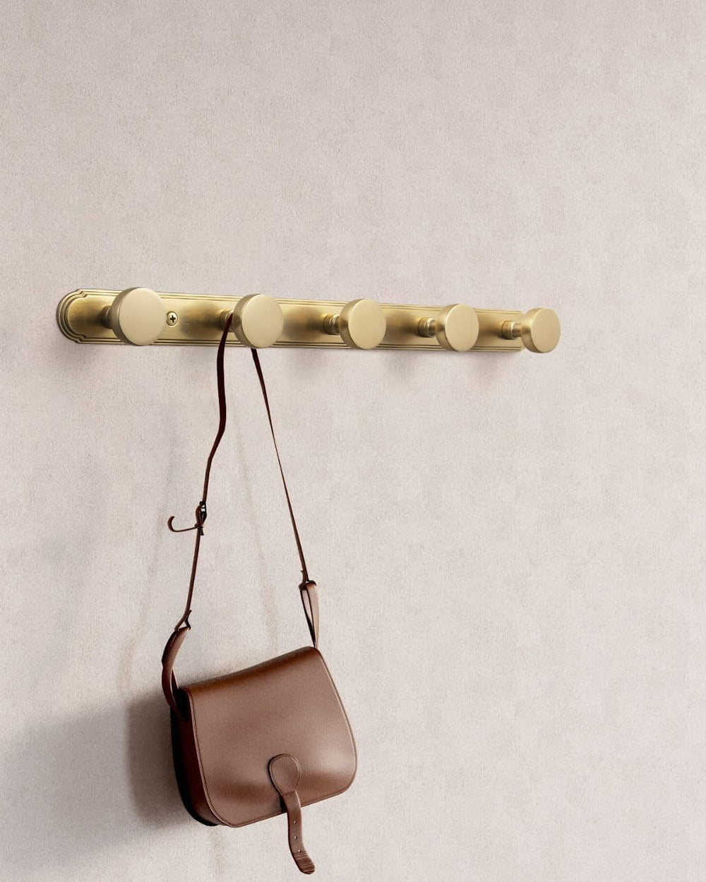 Goo-Ki 1 Pack Champagne Bronze Coat Rack Wall Mount Heavy Duty, Towel Rack Zi...