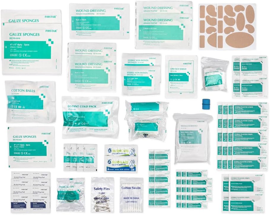 First Aid Kit Refill Supplies - 154 Piece First Aid Restock & Replacement...
