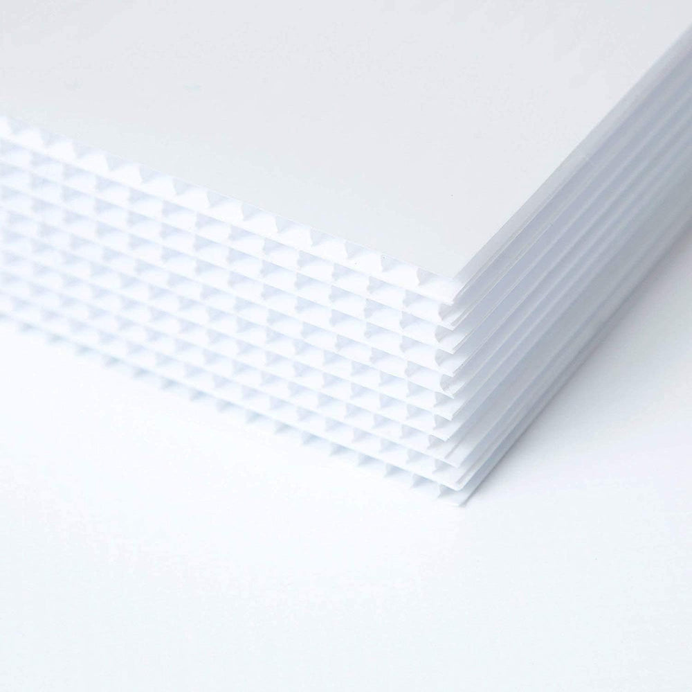 Vencer Pack of 25 Blank Yard Signs 18x24,High Grade Corrugated Plastic 5MM fo...