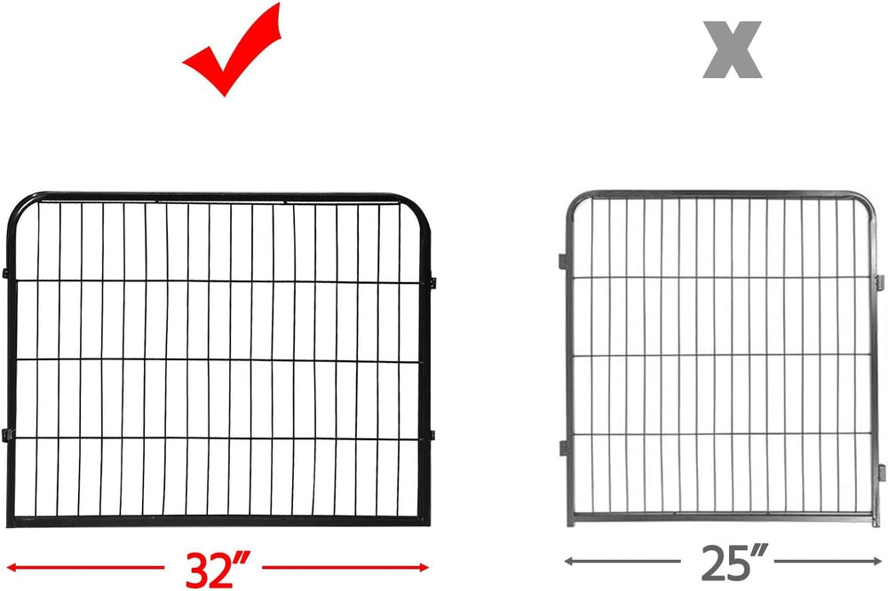 Yaheetech 24in x 171ft Rustproof Foldable Metal Decorative Garden Fence