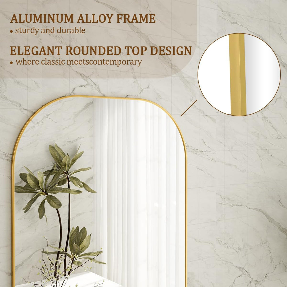 Koonmi Full Length Mirror, 56"x21" Mirror Full Length with Stand