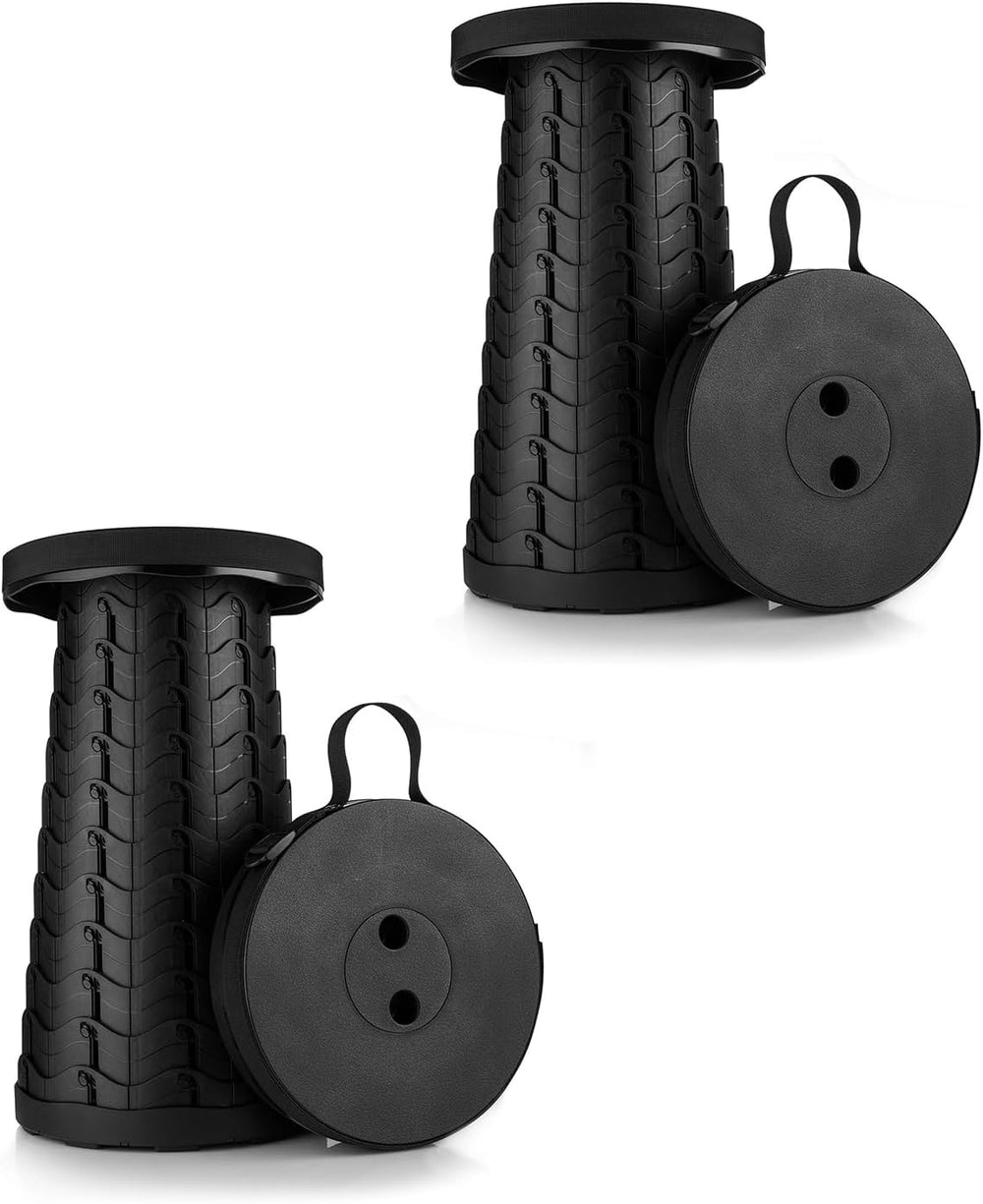 2-Pack Collapsible Stool, Load Capacity 400lbs, Lightweight Yet Sturdy, Upgra...
