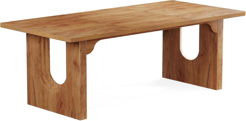 Tribesigns Modern Dining Table for 6 to 8 People, 71" Large Kitchen Dini...
