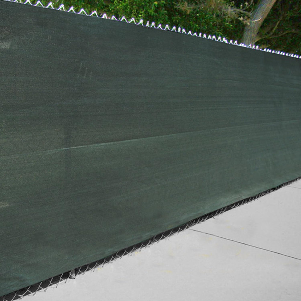 FenceScreen 6ft x 100ft Green Fence Privacy Screen Raw - 85% Blockage