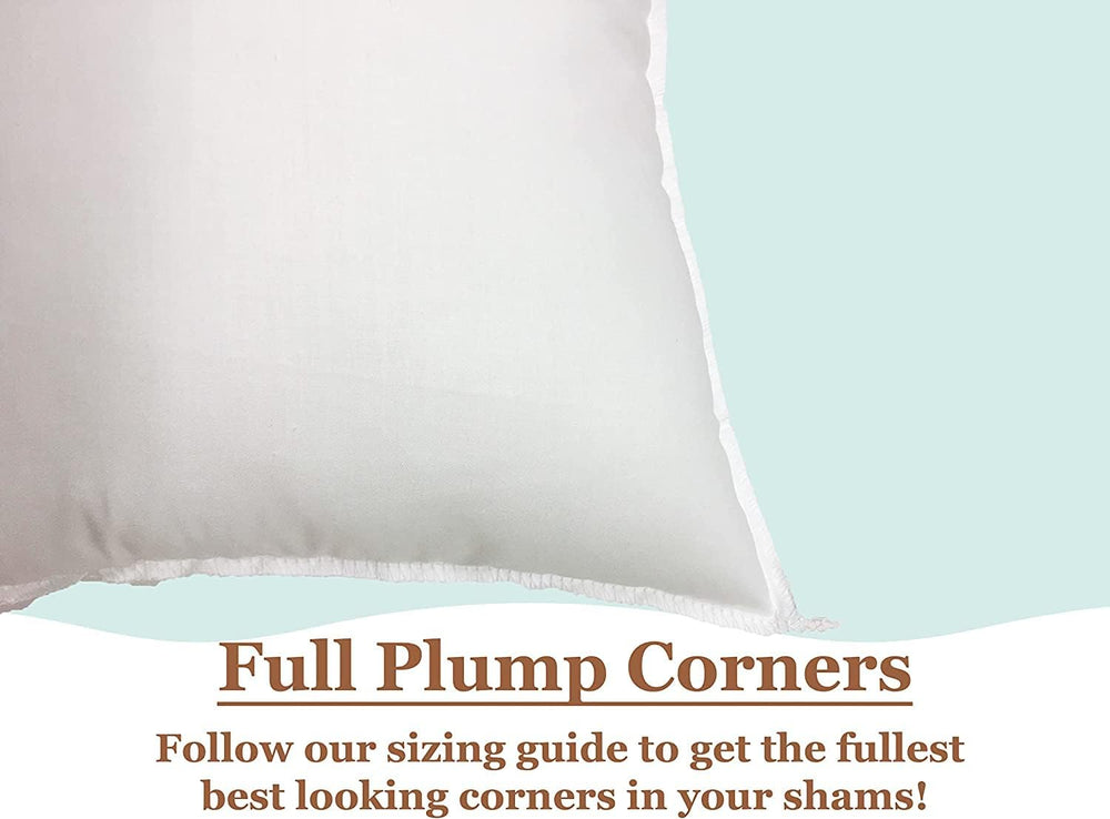 Pillowflex Premium Polyester Pillow Insert - 15x15 Soft Decorative Pillow