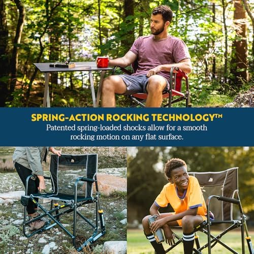 GCI Outdoor Freestyle Rocker Camping Chair - Black