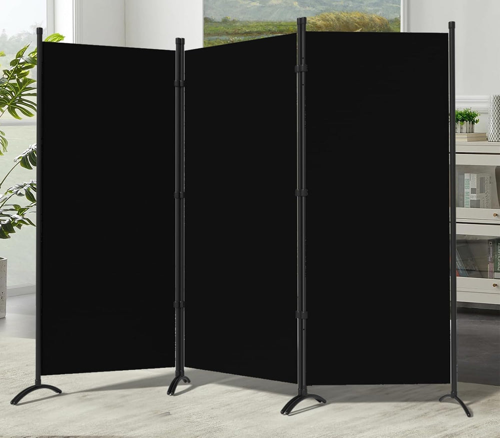 3 Panel Room Divider, 6FT Portable Room Dividers Folding Privacy Screens, 100...