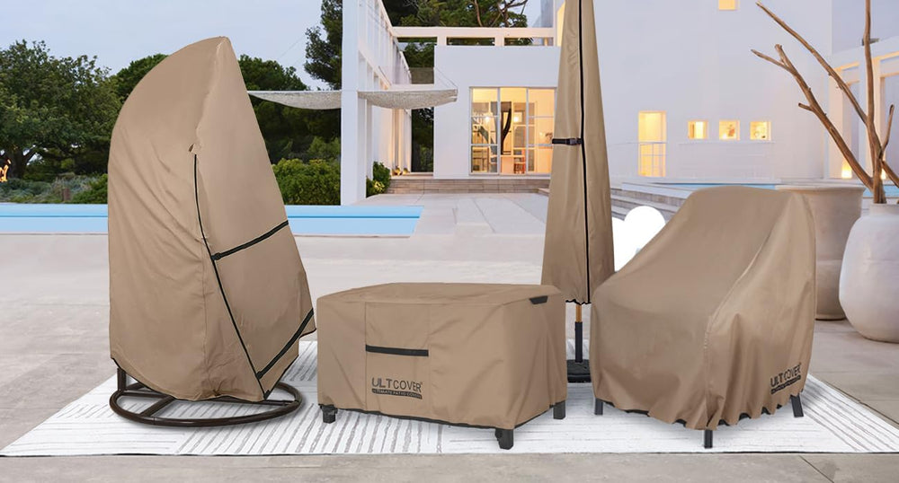 ULTCOVER Waterproof Patio Coffee Table Cover 42L x 24W x 18H in