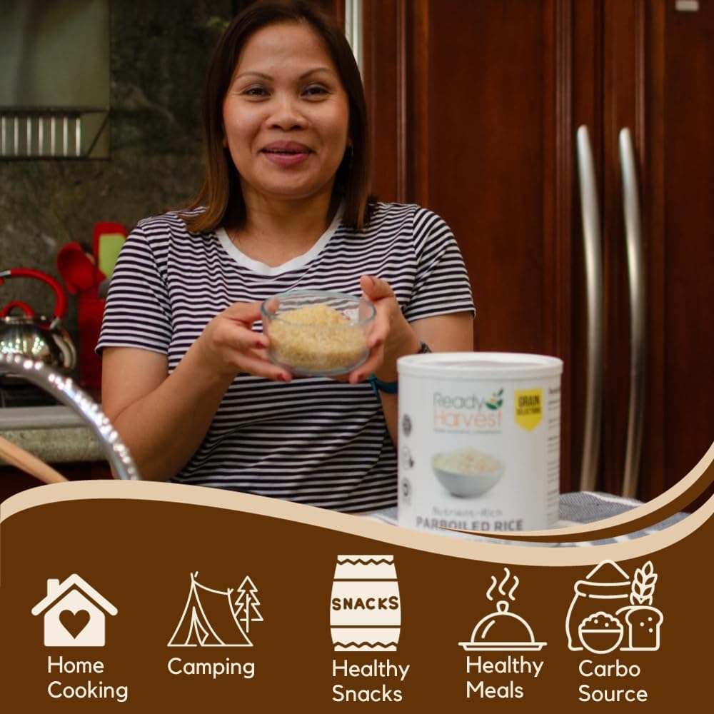 Ready Harvest Emergency Food - Parboiled White Rice | Survival Food | Pantry ...