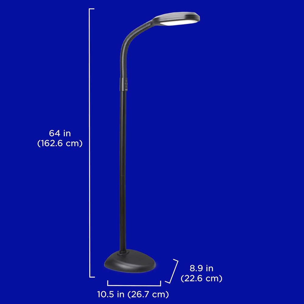 Verilux SmartLight Full Spectrum LED Floor Lamp with Adjustable Brightness