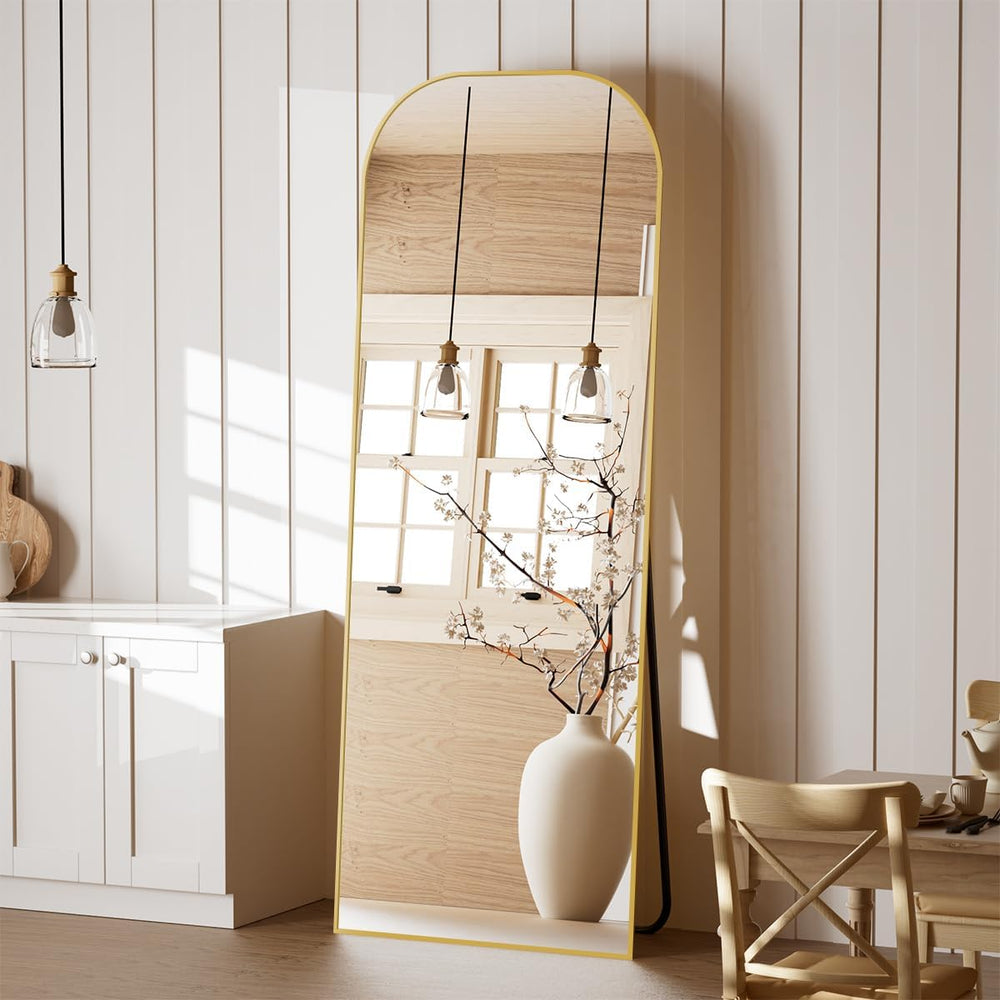 Koonmi Full Length Mirror, 56"x21" Mirror Full Length with Stand