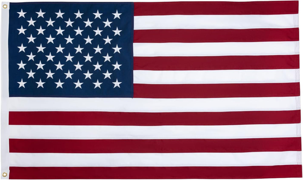 Homissor 100% Cotton Flag American Flags 4x6 Ft New Cotton USA Flag Heavy Dut...