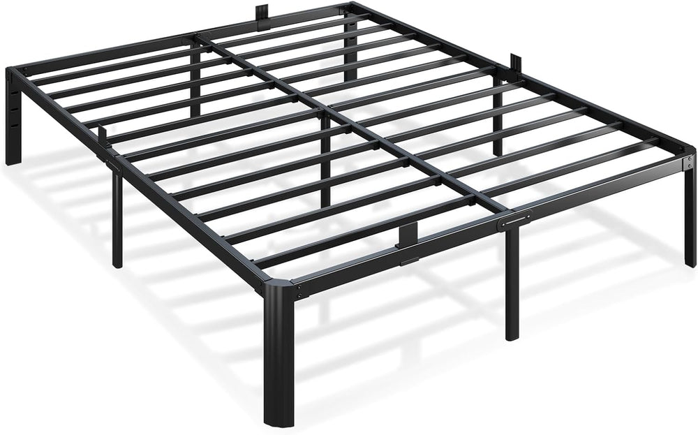 Metal Bed Frame King Size, 14 Inch Heavy Duty Platform Bedframe, Noise Free
