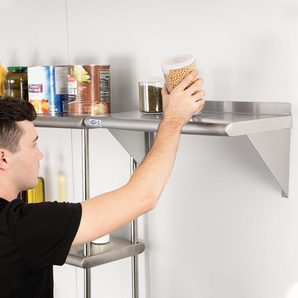 HARDURA Stainless Steel Shelf 12" x 36", 230lb