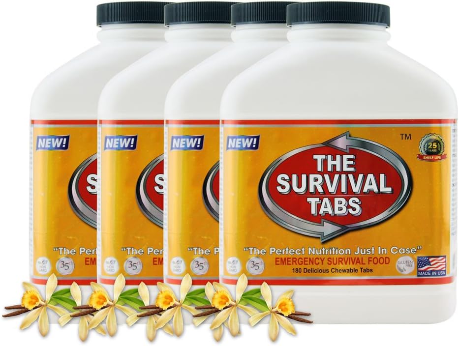 720 tabs Snack Food for 60 Days Emergency Survival MREs Meals Ready-to-eat Bu...