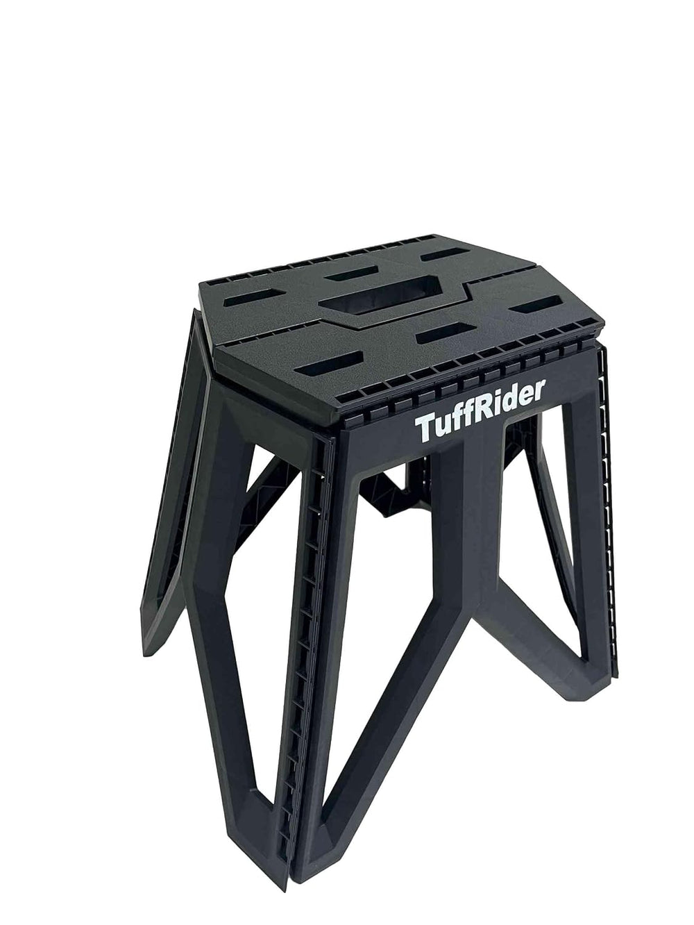 TuffRider StableFold Mounting Stool for Riders-Black