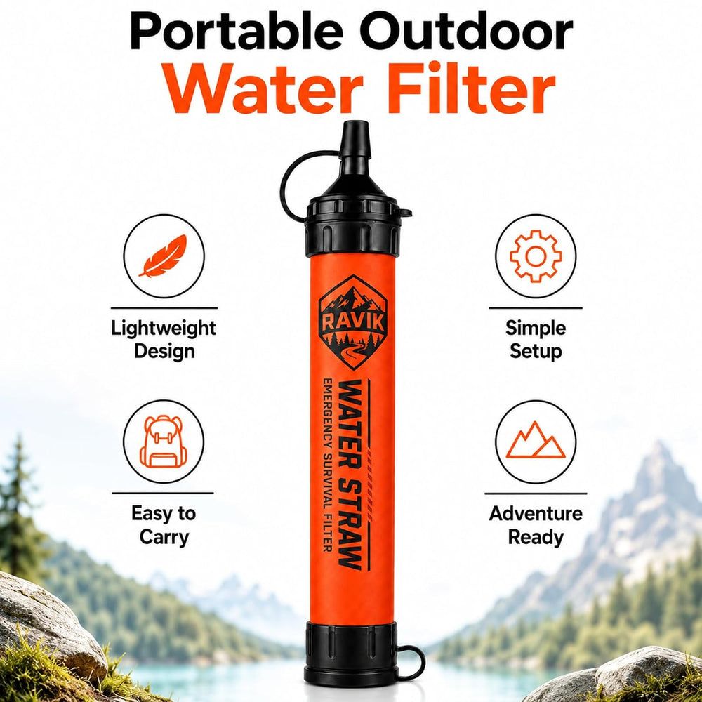 Water Filter Straw, 2PCS