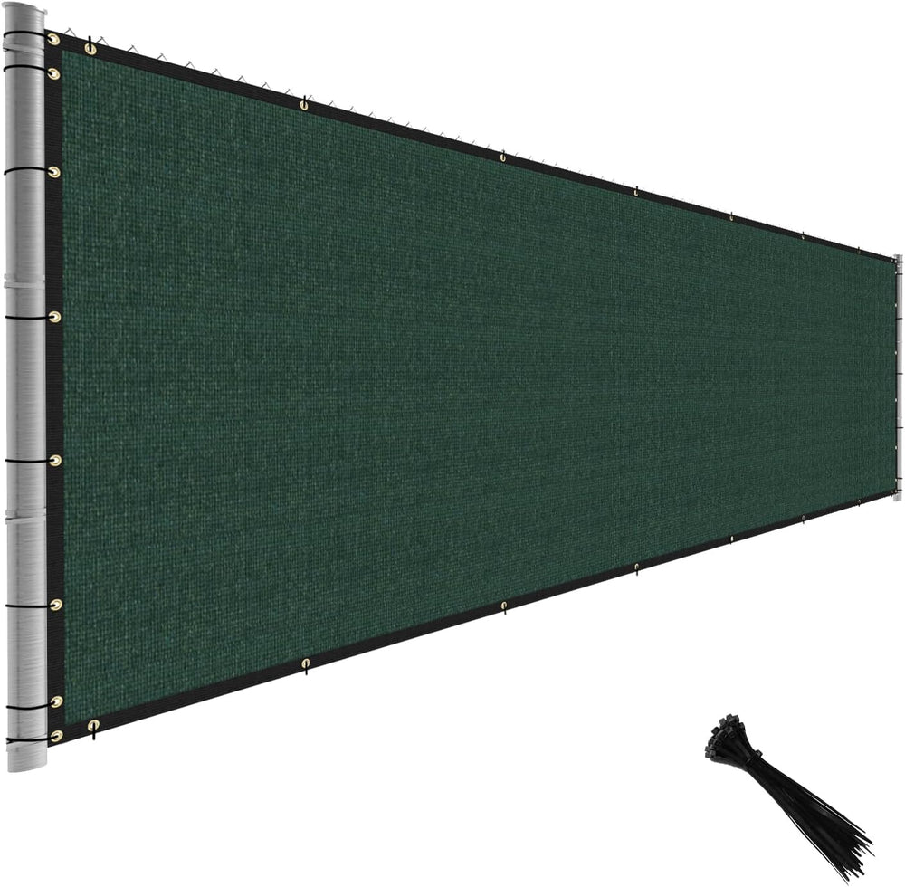 TANG Fence Privacy Screen Green 6 Feet x 30 Feet Outdoor Shade Cloth with Gro...