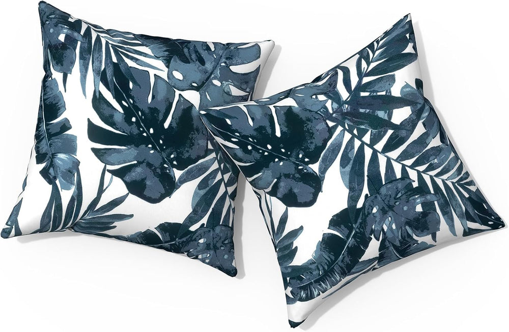 Outdoor Pillows for Patio Furniture 18x18 inch, Square Outdoor Throw Pillows ...