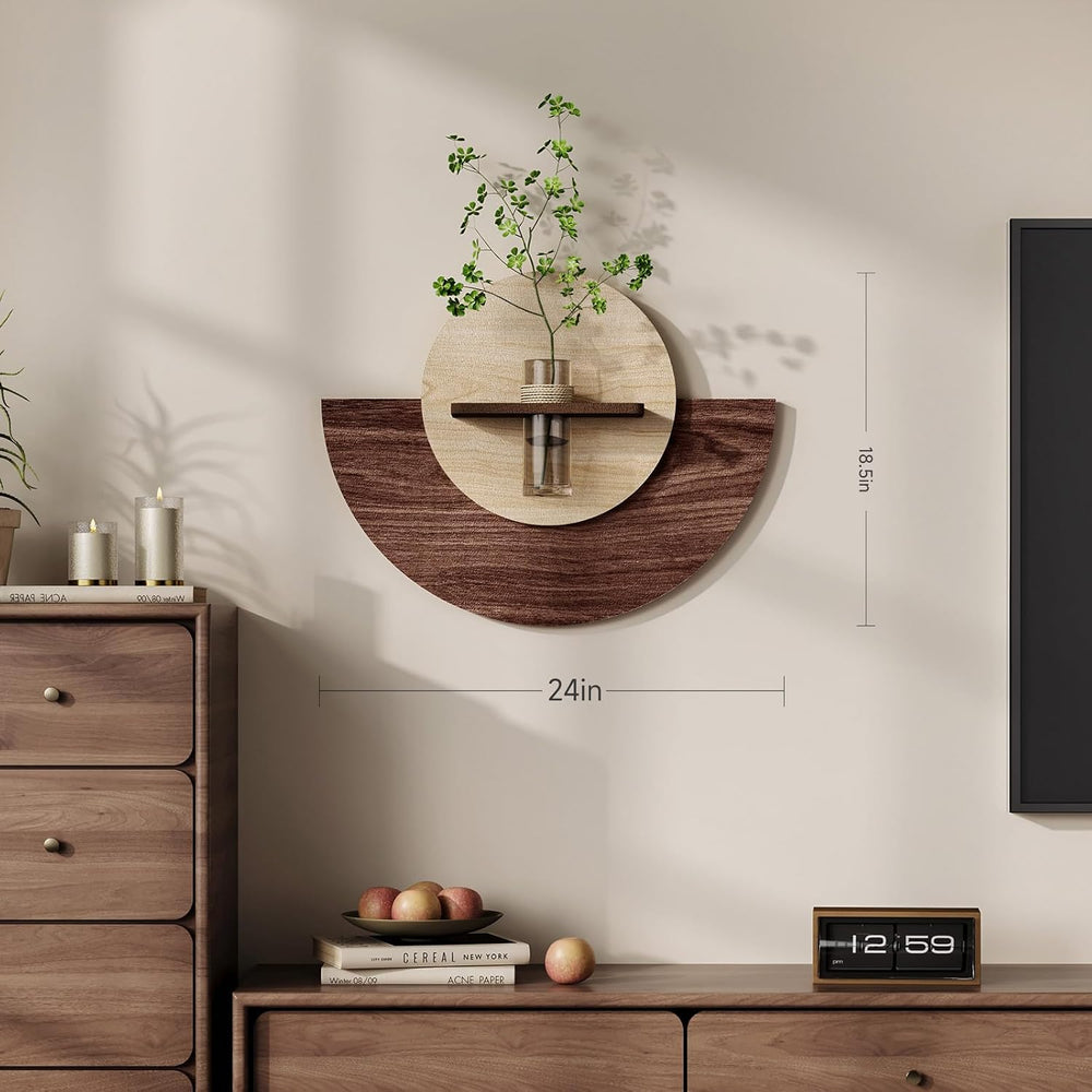 3D Round Wall Art for Dining Room, Modern Textured Circular Wall Decor