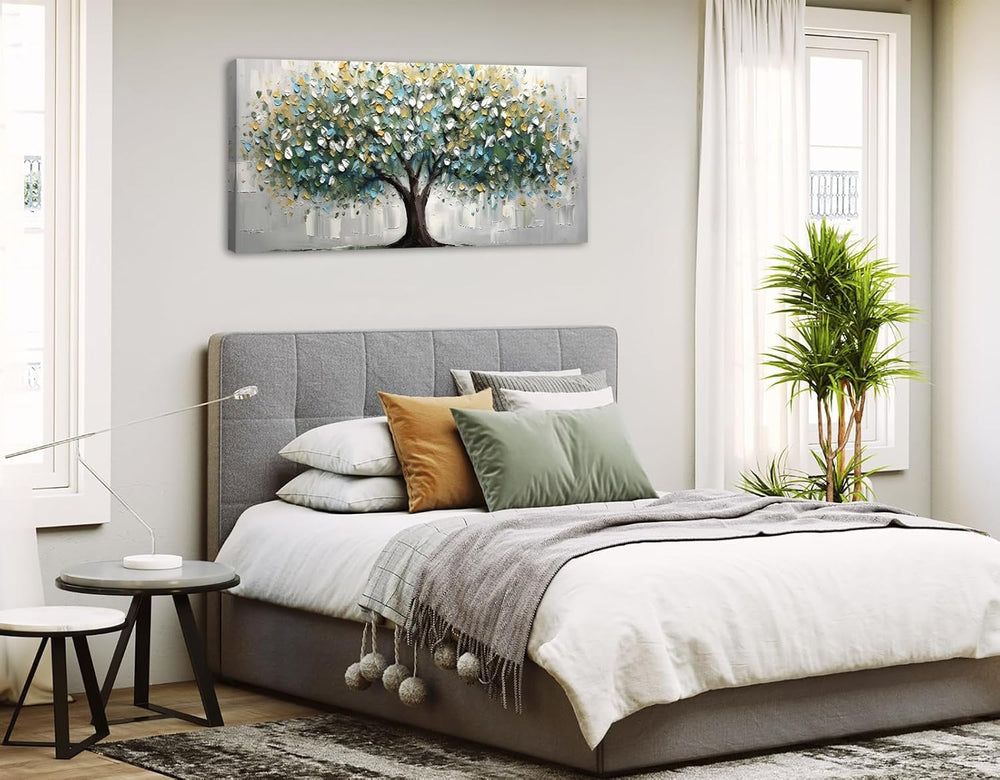 DJSYLIFE Tree of Life Canvas Wall Art- 20x40 Inch Large Wall Decor