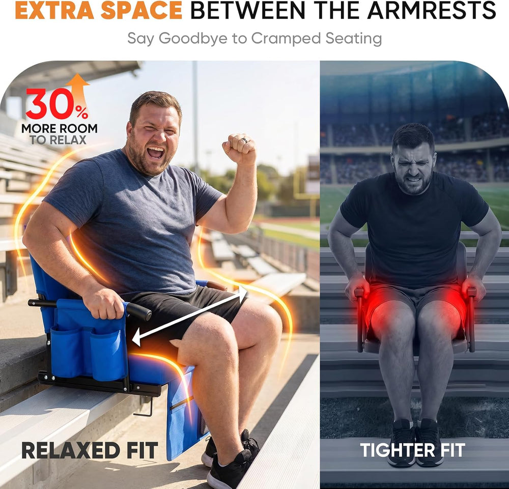 Sekey Stadium Seats with Back Support & Armrests