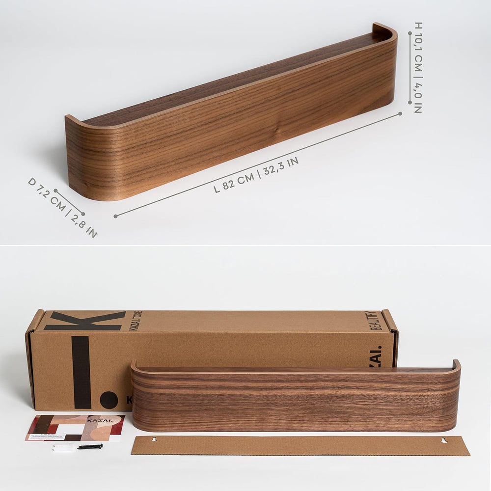 Kazai. Wall-Mounted Coat Rack 'Toke' - Modern Design with Hidden Wall...