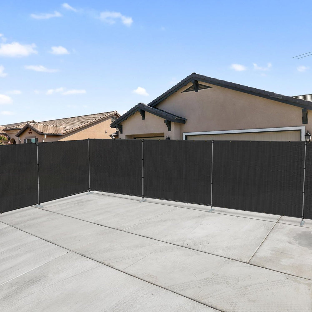 Patio 6' x 24' Outdoor Privacy Screen Freestanding Temporary Fence Pa...