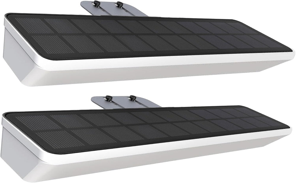 Brighticonics Solar Real Estate Sign Light, Cold White 6000K, 2-Pack